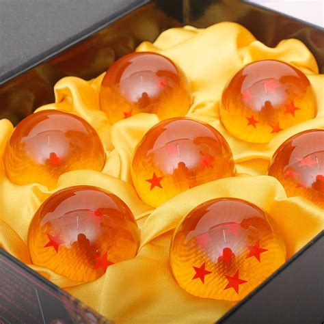 Dragon Ball Crystal Balls 35cm Dragon Ball Z New In Box 7 Stars