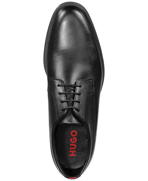 Hugo Boss Hugo Mens Kyron Plain Leather Derby Dress Shoe And Reviews All Mens Shoes Men Macys
