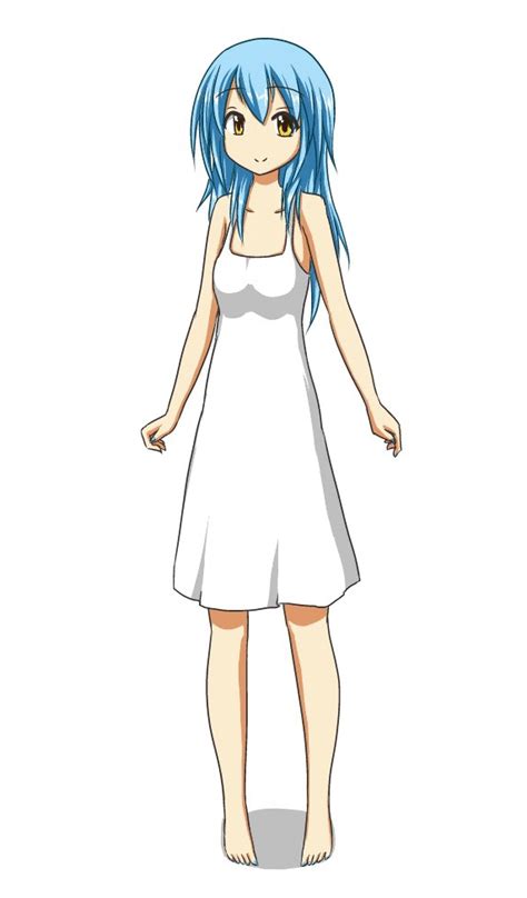 the big imageboard tbib 1girl animated animated blue hair character request dress