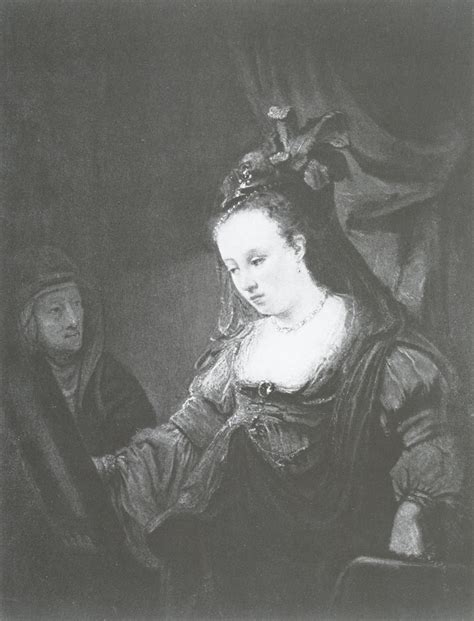 Formerly Attributed To Rembrandt Bathsheba At Her Toilet