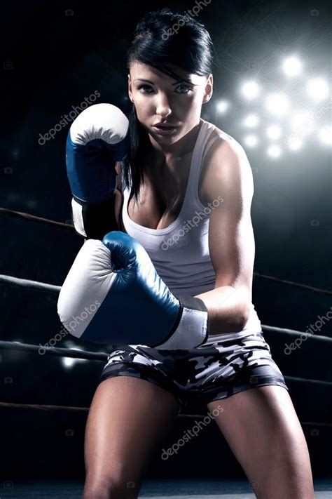 Sexy Woman Boxing Stock Photo By Neonshot