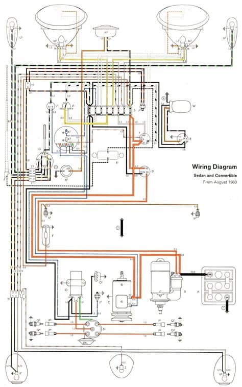 1961 Beetle Wiring Diagram | TheGoldenBug.com