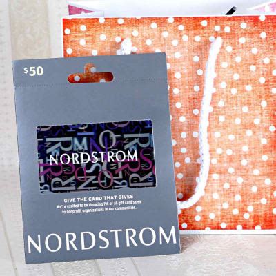 Check spelling or type a new query. Nordstrom $50 Gift Card: Gift/Send Experiences and Gift ...