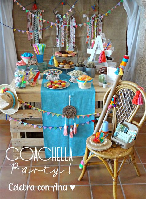 Coachella Party de Celebra con Ana • Celebra con Ana | Coachella party, Coachella, 35 cumpleaños