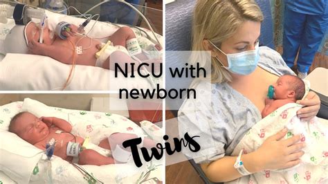 Newborn Twins In The Nicu 34 Week Premature Twins Youtube