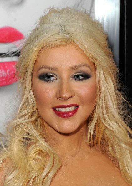 Christina Aguilera Red Lipstick Beautiful Christina Christina