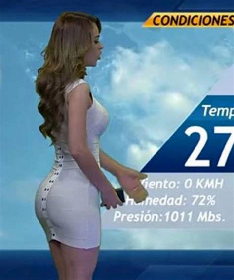 墨西哥最性感天气女主播晒照 获百万粉丝热捧
