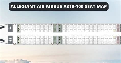 Airbus A319 Seat Map With Airline Configuration