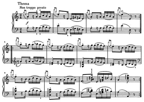 Brahms Variations On A Theme By Paganini Theme Image