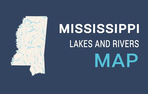 Mississippi Lakes And Rivers Map Gis Geography