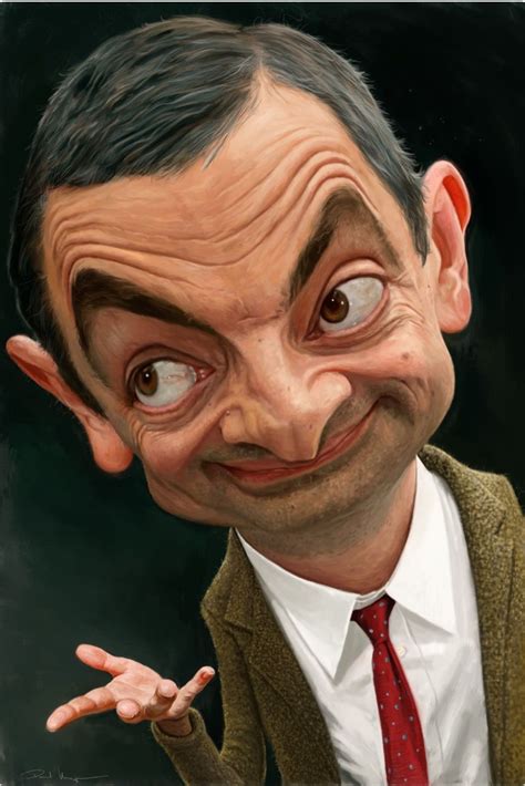 Rowan Atkinson Mr Bean Caricature Artist Caricature Caricature