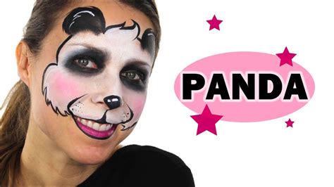 Panda Face Painting Tutorial Youtube