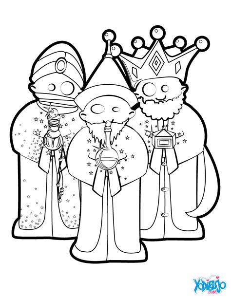 Tres Reyes Magos Para Colorear Dibujos Cristianos Para Colorear