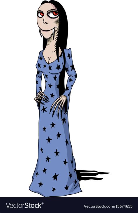 Cartoon Image Of Vampire Girl Royalty Free Vector Image