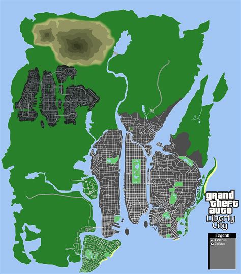 Grand Theft Auto Iv Liberty City Map