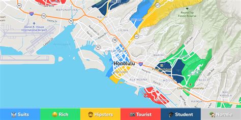 Honolulu Neighborhood Map