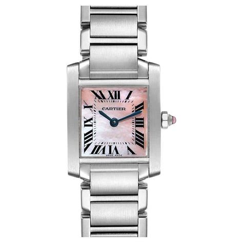 Cartier Roadster 2675 Mother Of Pearl Ladies Watch For Sale At 1stdibs
