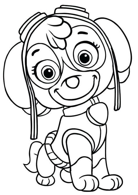 Review Of Skye Paw Patrol Colouring Picture References