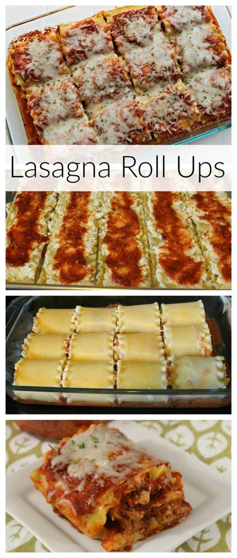 Cheesy Lasagna Roll Ups Simple Yummy Recipe