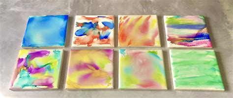 How To Make Sharpie Coasters With Kids Using Ceramic Tiles