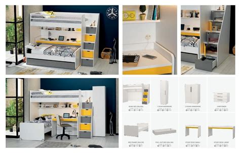 Lieferung & montage oder kostenlose filialabholung. Almilas Jugend Schreibtisch in Weiß Gelb Neos ...