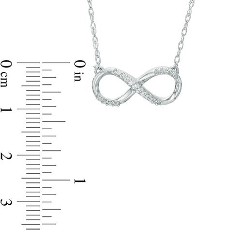 110 Ct Tw Diamond Infinity Necklace In Sterling Silver Online