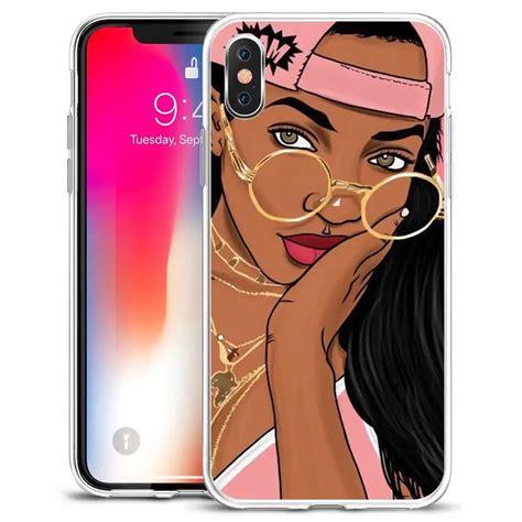 Wholesale Iphone Xr Case Fashion Girl With Pink Hat Tech