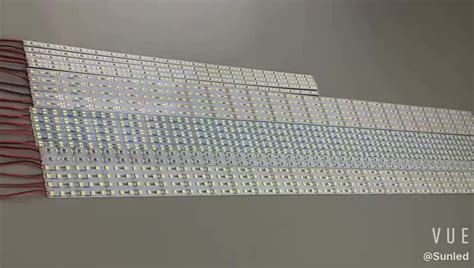 12v 144 Leds Led Rigid Bar Strip Light Double Row Smd5630 1m White