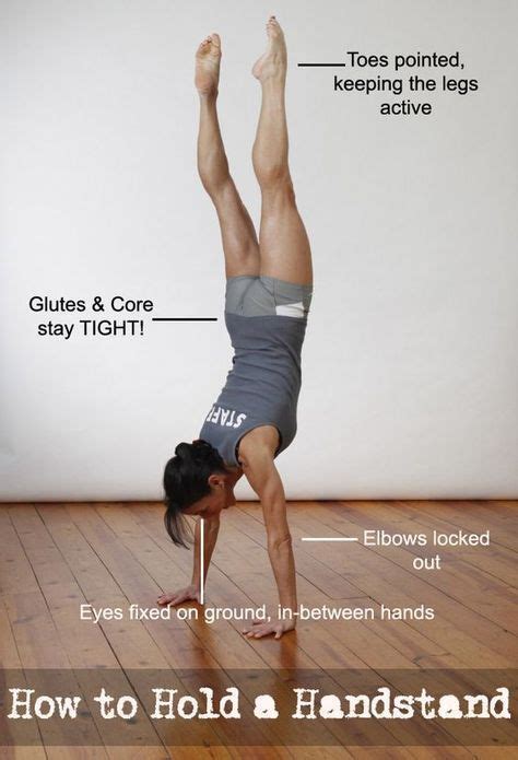 How To Handstand Yogaroutinesandposes Handstand Training Exercise