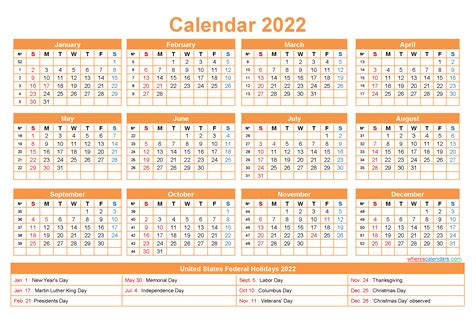 Get Calendar 2022 Template Word Gif - My Gallery Pics