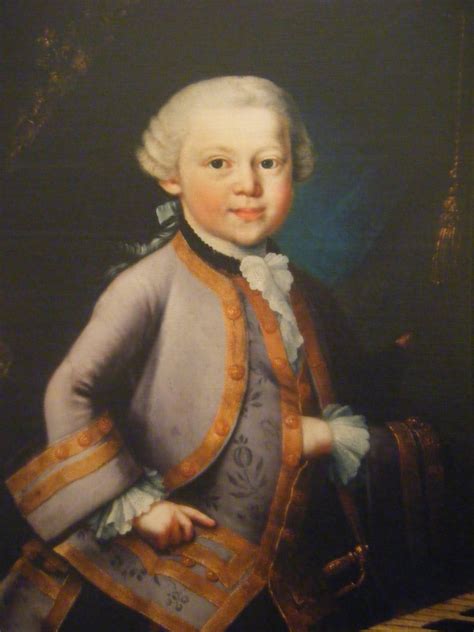Portrait Of Young Mozart Visit To Salzburg Austria Febr Flickr