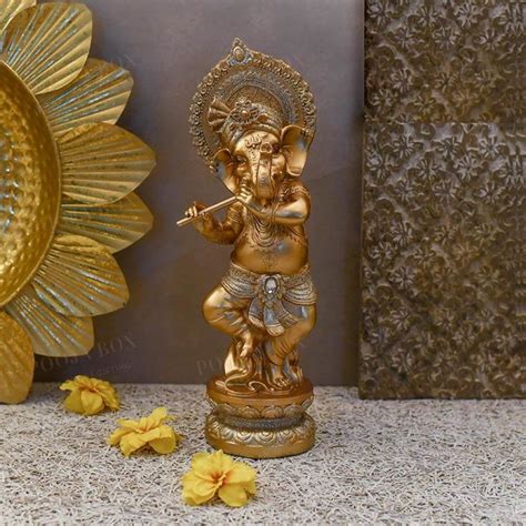 Buy Lord Ganesha Playing A Flutebansuri Ganesh Chaturthi Online In