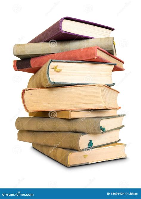 A Lot To Read Large Pile Of Old Books Stock Photo Image Of