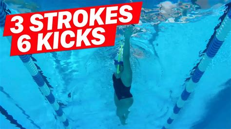 Beginner Swim Drill 3 Strokes 6 Kicks Youtube