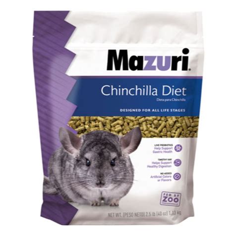Mazuri® mouse food contains yucca shidigera extract to reduce ammonia odors. Mazuri® Chinchilla Diet - papapetshop.com