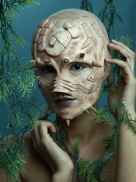 Sea Creature Makeup By Tu Alien Makeup Movie Makeup Scary Makeup