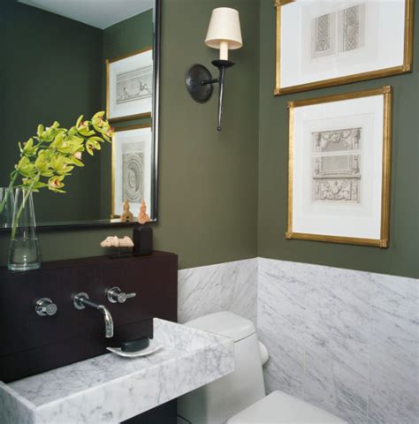 Fall Colours Rowe Spurling Paint Company Contemporary Powder Room
