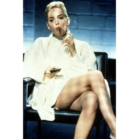 Sharon Stone In Basic Instinct 24x36 Poster Classic Pose Legs Crossed