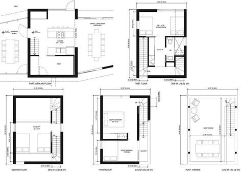 Floor Plan Villa Plus Mezzanine Minimalis PDF Free Download