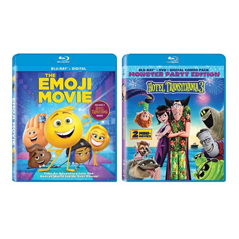 Buy Summer Vacation Combo The Emoji Movie Dvd Blu Ray Hotel