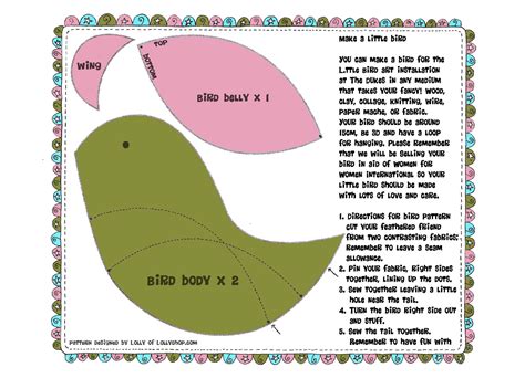 Pin On Birds Patterns And Templates