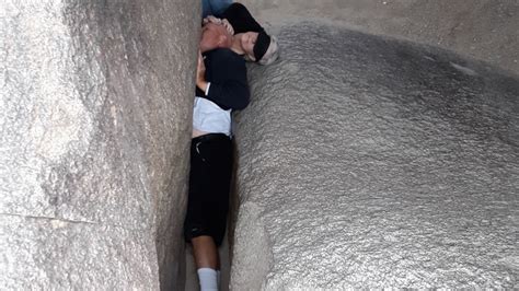 Phoenix Firefighters Rescue Man Trapped Between Boulders On South Mountain News Com