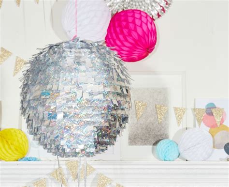 Make Your Own Quick And Easy Disco Ball For New Years Eve