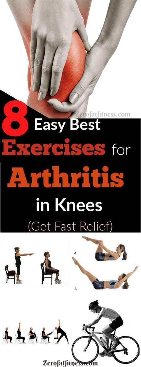 Knee Pain Relief Exercises 8 Easy Best Exercises For Arthritis In
