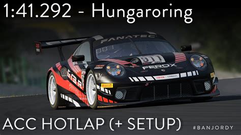 Assetto Corsa Competizione Hungaroring Hotlap Setup