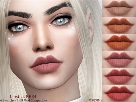 Lipstick Nb34 At Msq Sims Sims 4 Updates