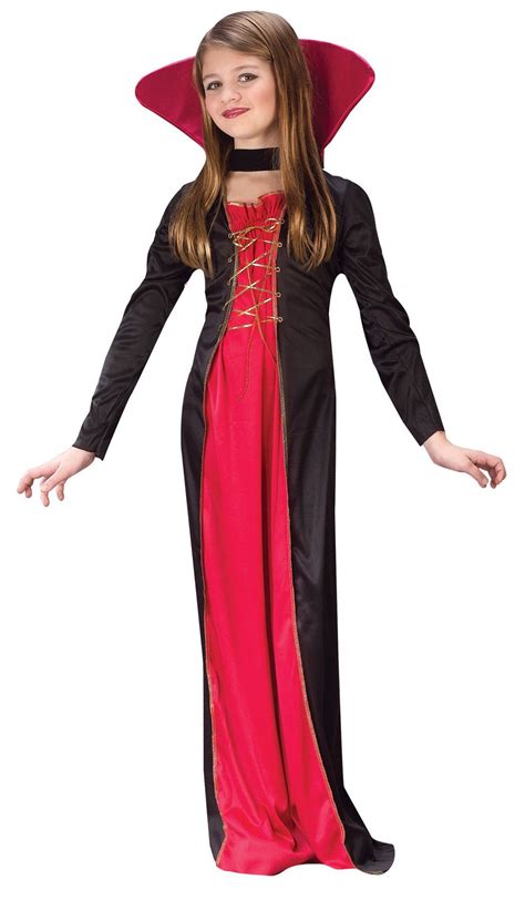 Victorian Vampiress Ch Vampire Costume Kids Halloween Costumes For