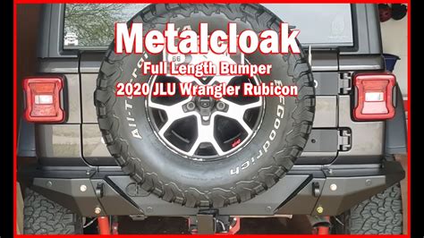 Metalcloak Full Length Bumper Jeep Jlu Rubicon Youtube