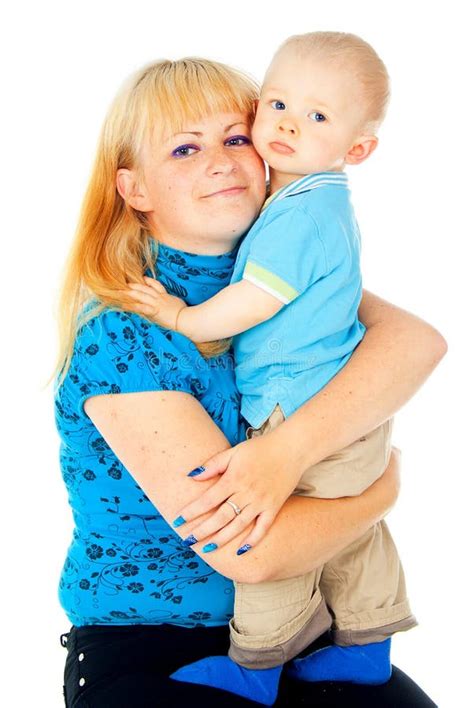 Beautiful Mother Holding A Baby In Her Arms Stock Image Image Of