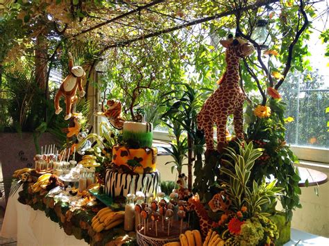 Jungle theme party by Dezign Shop | Jungle theme parties, Party themes